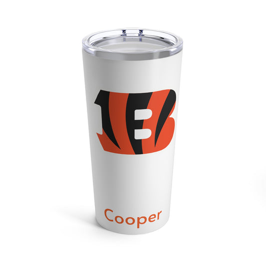 Personalized Cincinnati Bengals 20oz Travel Mug Tumbler