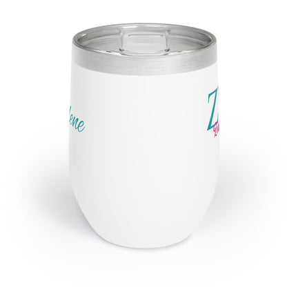 Personalized Zeta Tau Alpha Sorority Wine Tumbler - ZTA