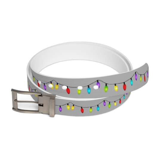 Ugly Christmas Belt - Holiday Lights - Men'