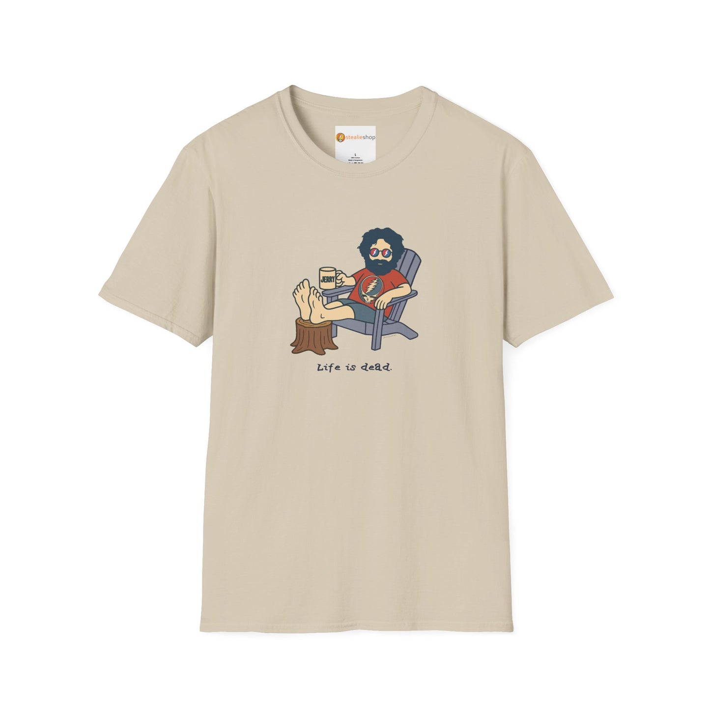 Grateful Dead - Life is dead. Adirondack Jerry T-Shirt