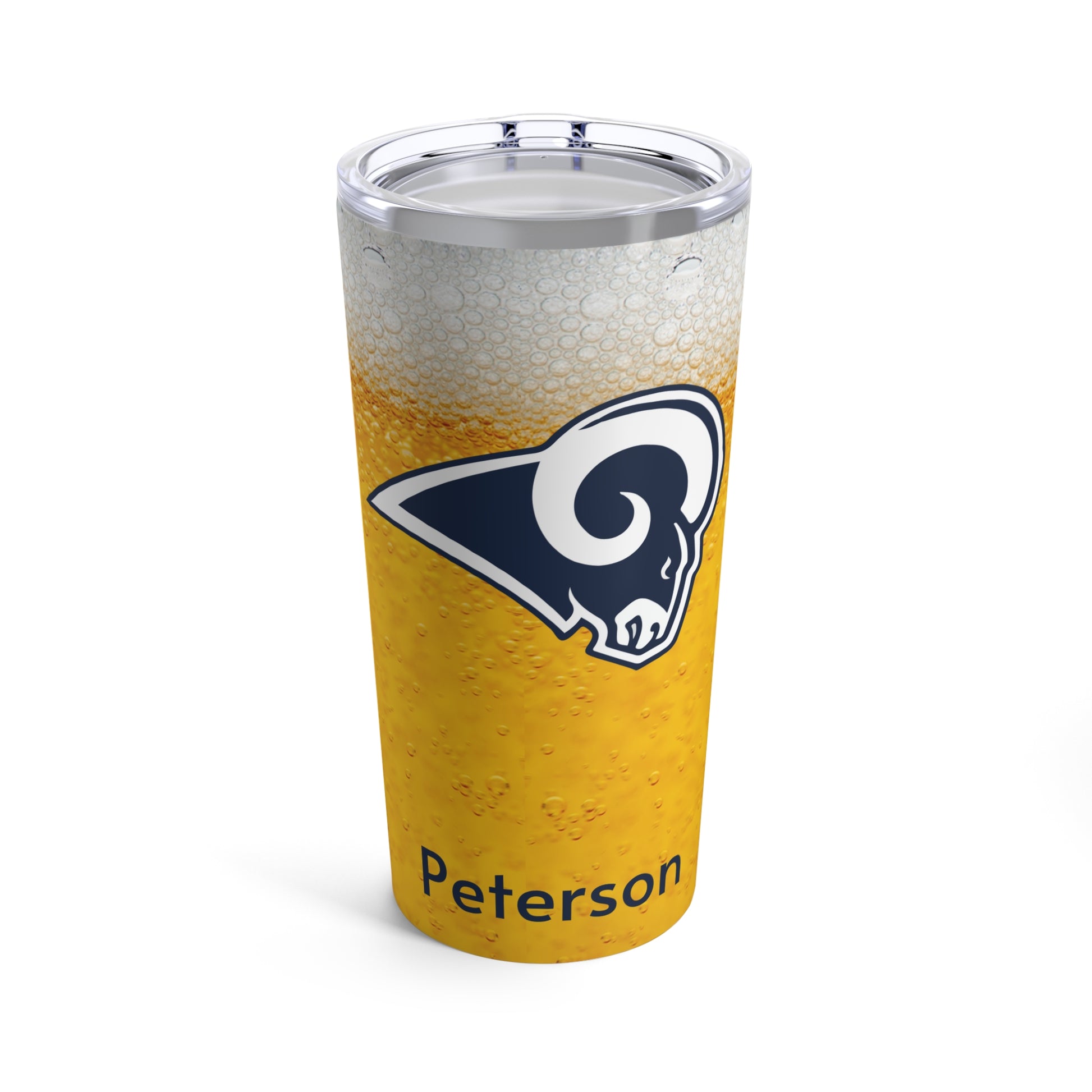 Personalized Los Angeles Rams 20oz Travel Mug Tumbler