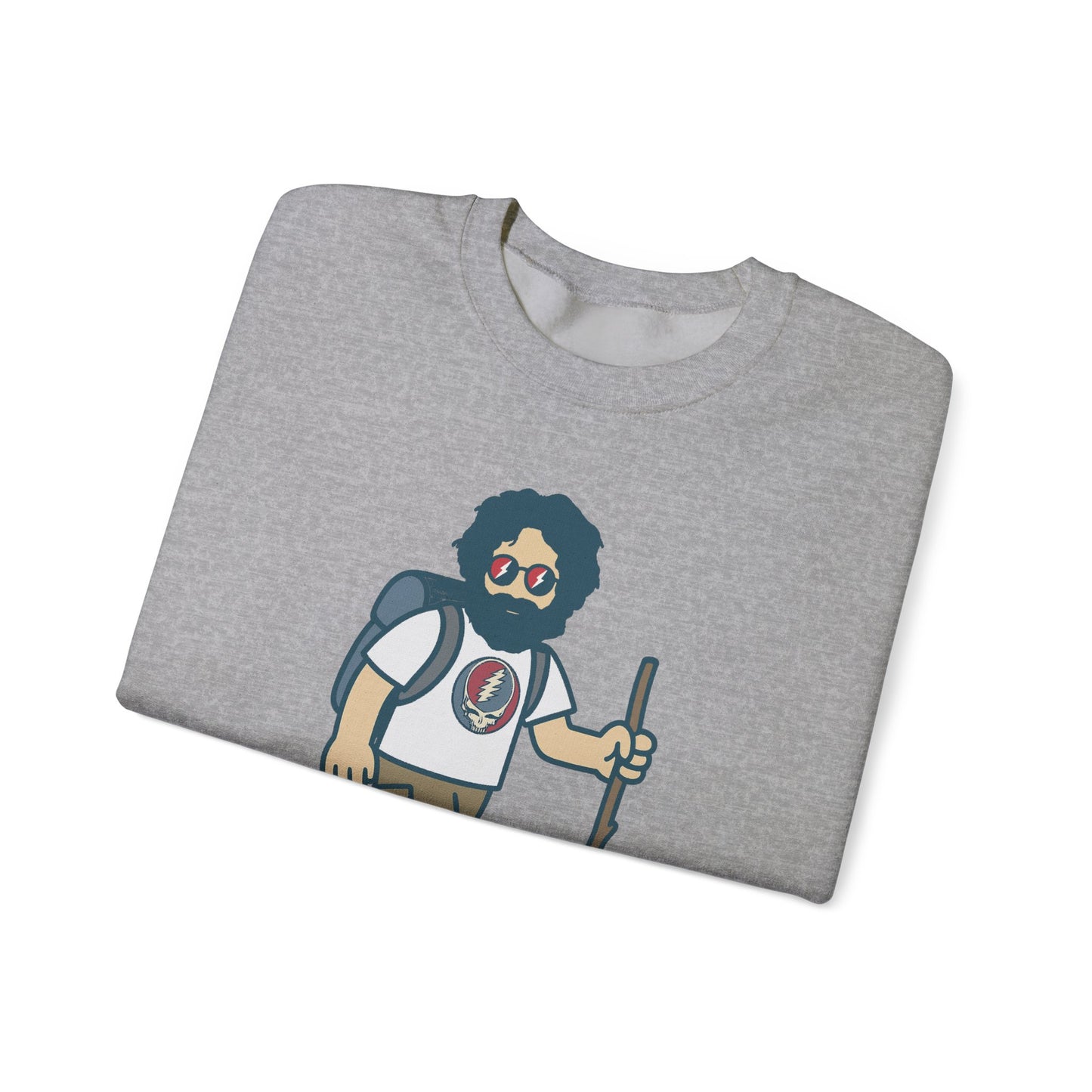 Hikin' Jerry | Life is dead. Crewneck Sweatshirt