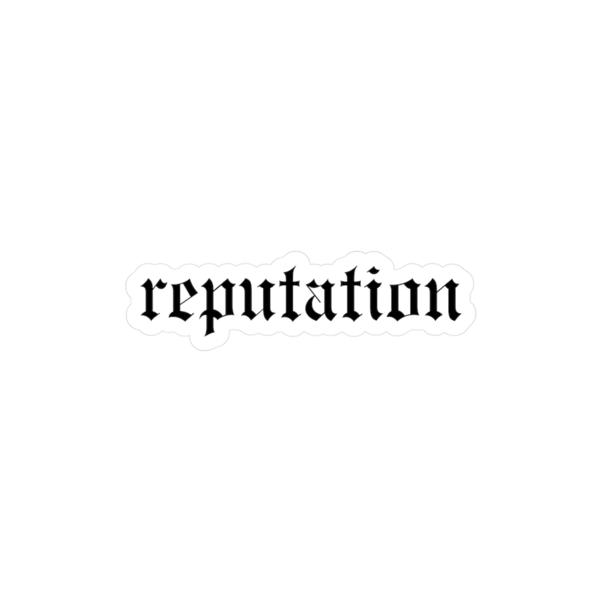 Taylor Swift Reputation Vinyl Sticker