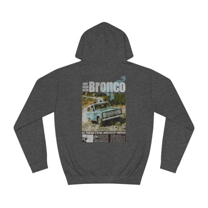 Ford Bronco Unisex College Hoodie - Classic Vintage Look