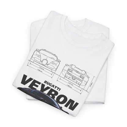 Bugatti Veyron Blueprint Collection Unisex T-Shirt