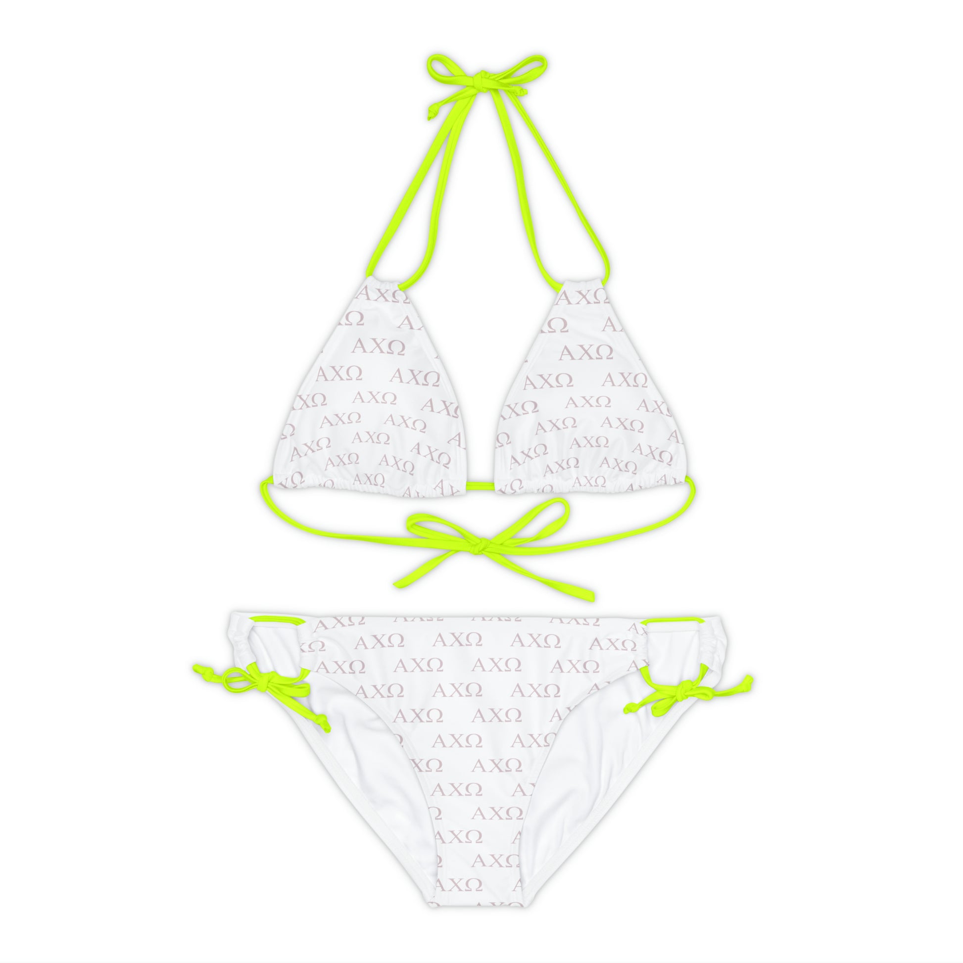 Alpha Chi Omega Sorority Strappy Bikini Set