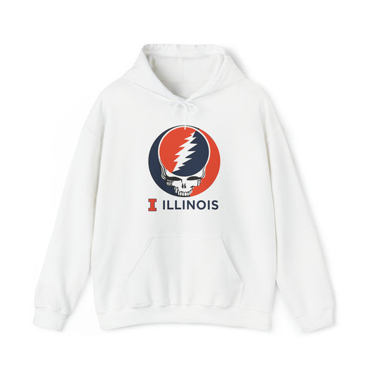 Illinois Grateful Dead Unisex Heavy Blend Hoodie