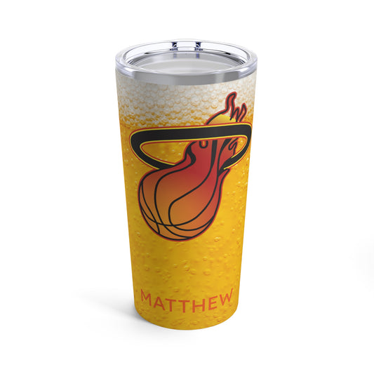 Personalized Miami Heat 20oz Travel Mug Tumbler