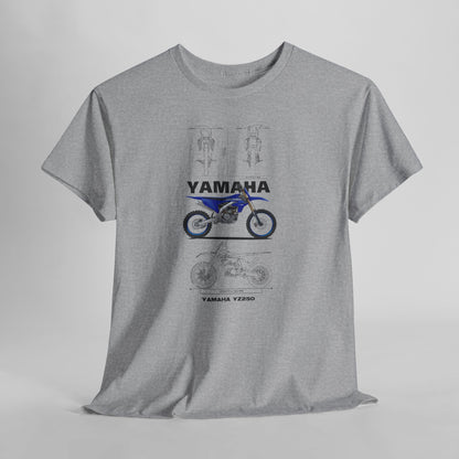 Yamaha YZ250 Blueprint Collection Unisex Cotton Tee