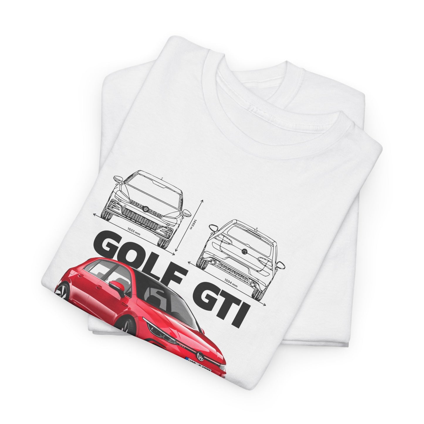 Volkswagen GTI Blueprint Collection Unisex Cotton Tee