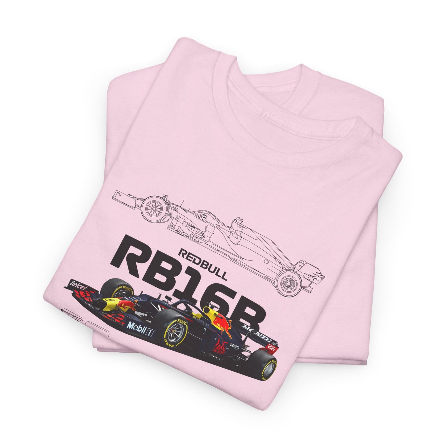 Red Bull Formula 1 Blueprint Collection Unisex Cotton Tee