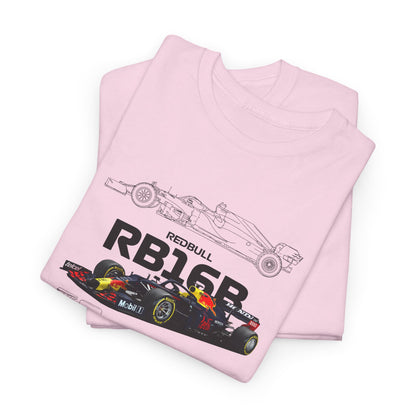 Red Bull Formula 1 Blueprint Collection Unisex Cotton Tee
