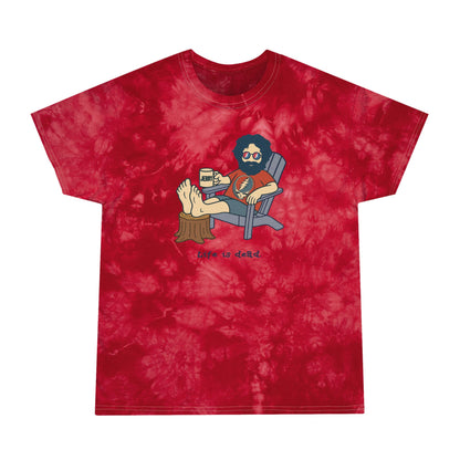 Chillin' Jerry | Life is dead. Stealie Crystal Tie-Dye Unisex T-Shirt