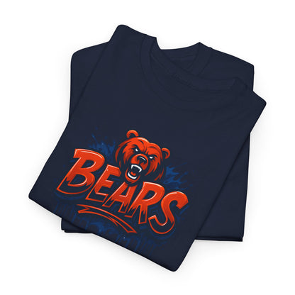 Chicago Bears Art Unisex Premium Cotton Tee