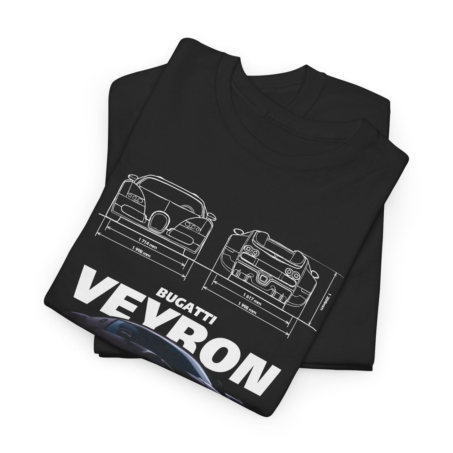 Bugatti Veyron Blueprint Collection Unisex T-Shirt