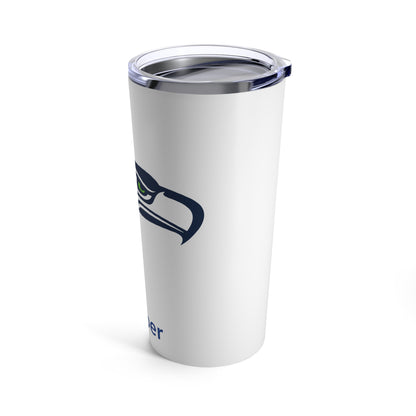 Personalized Seattle Seahawks 20oz Travel Mug / Tumbler + Vacuum-Insulated } Add