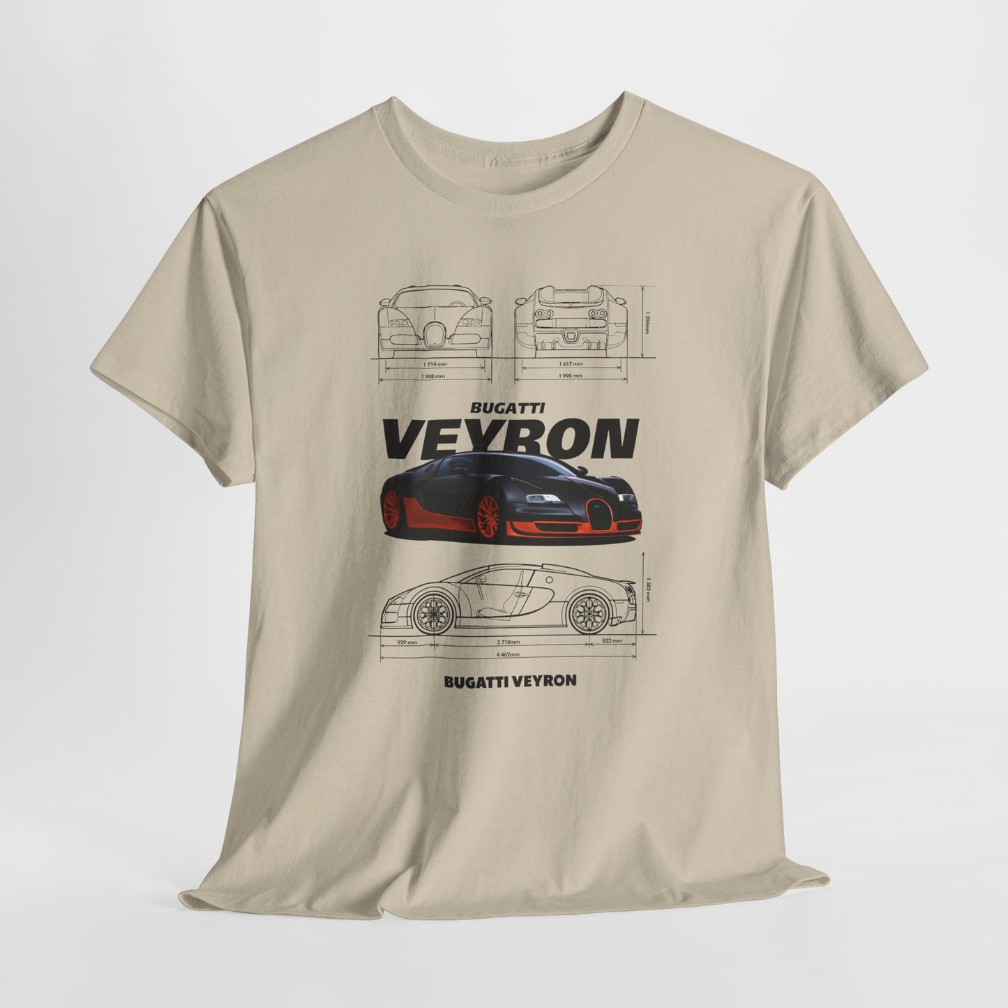 Bugatti Veyron Blueprint Collection Unisex T-Shirt
