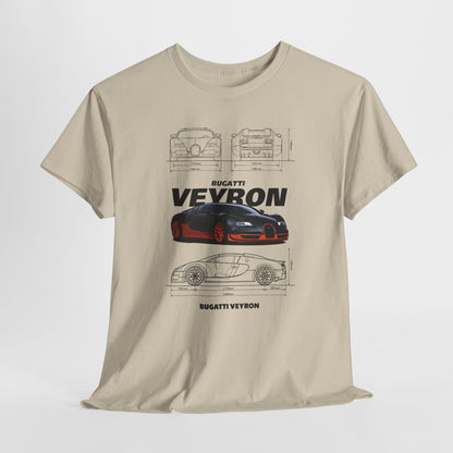 Bugatti Veyron Blueprint Collection Unisex T-Shirt