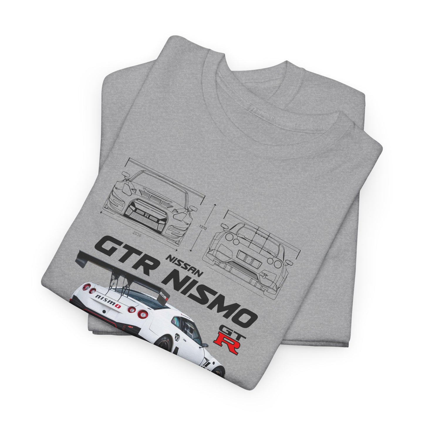 Nissan GTR Nismo Blueprint Collection Unisex Cotton Tee