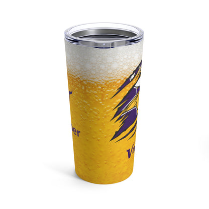 Personalized Minnesota Vikings 20oz Travel Mug Tumbler