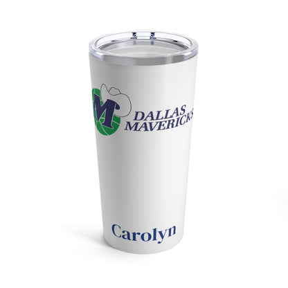 Personalized Dallas Mavericks 20oz Travel Mug Tumbler