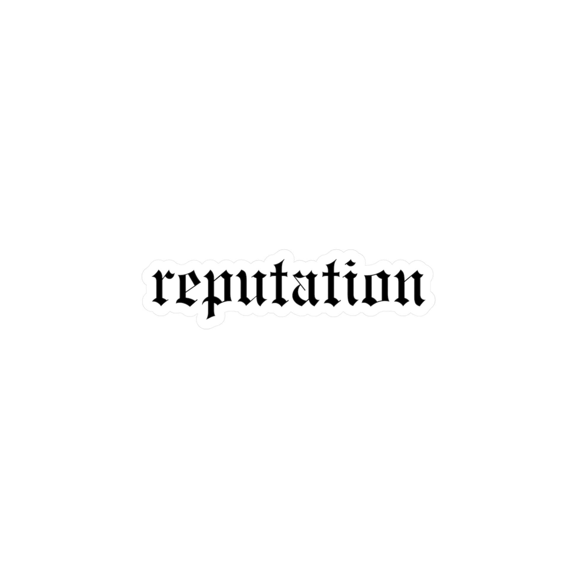 Taylor Swift Reputation Vinyl Sticker