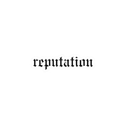 Taylor Swift Reputation Vinyl Sticker