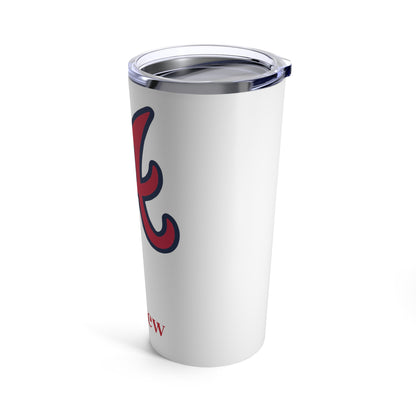 Personalized Atlanta Braves 20oz Travel Mug / Tumbler + Vacuum-Insulated } Add