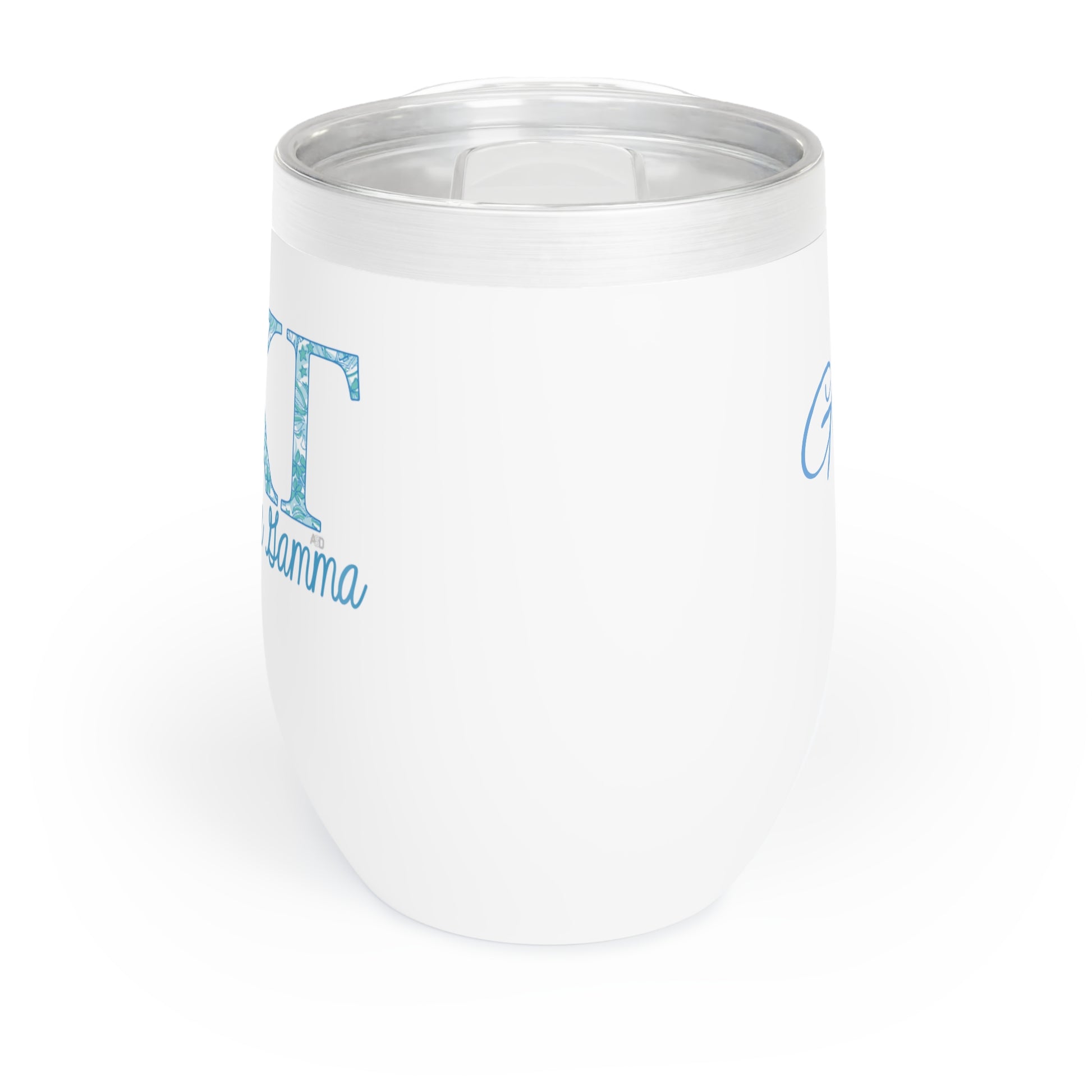 Personalized Kappa Kappa Gamma Sorority Wine Tumbler - KKG 12oz Vacuum Insulated