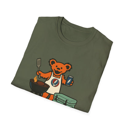 Grillin' Bear - Life is dead. Grateful Dead TShirt