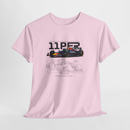 Red Bull Formula 1 Blueprint Collection Unisex Cotton Tee