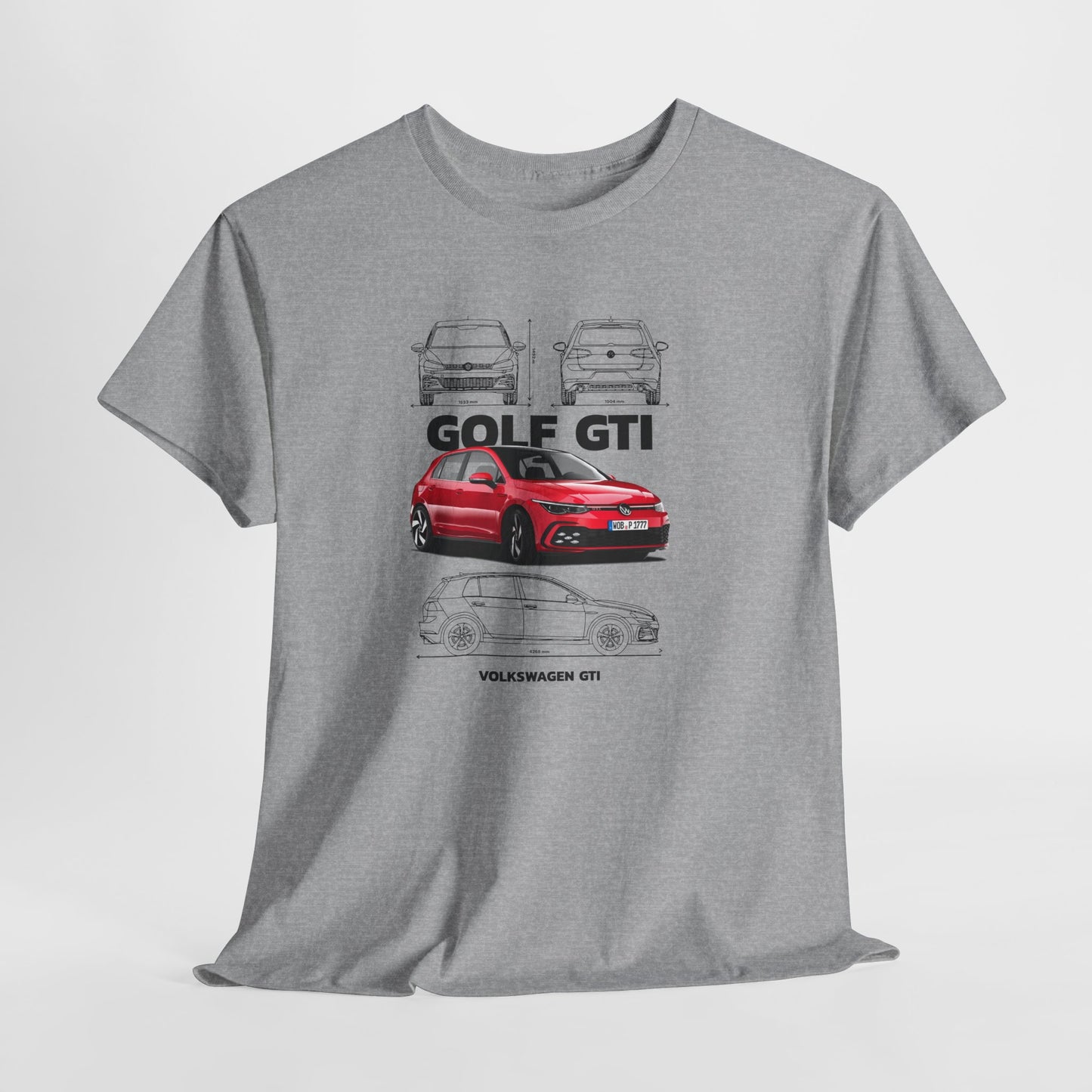 Volkswagen GTI Blueprint Collection Unisex Cotton Tee