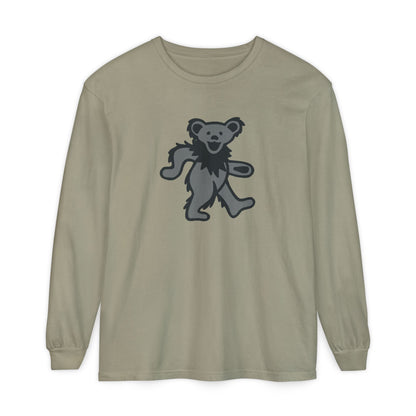 Dancing Bear Color Match Vineyard Collection Unisex Garment-dyed Long Sleeve