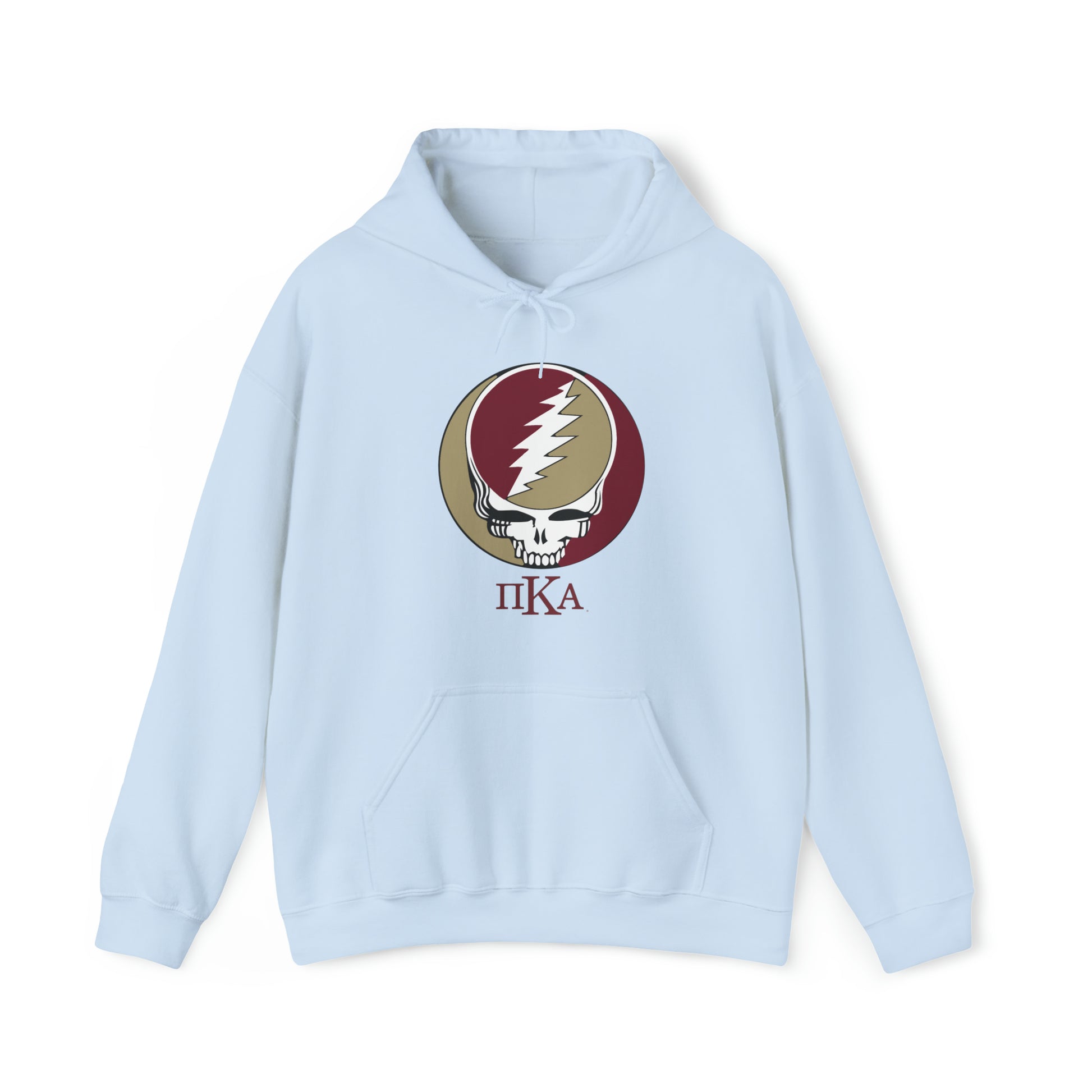 Personalized Pi Kappa Alpha Grateful Dead Unisex Heavy Blend Hoodie - Hooded Sweatshirt } Add