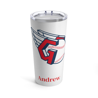 Personalized Cleveland Guardians 20oz Travel Mug Tumbler