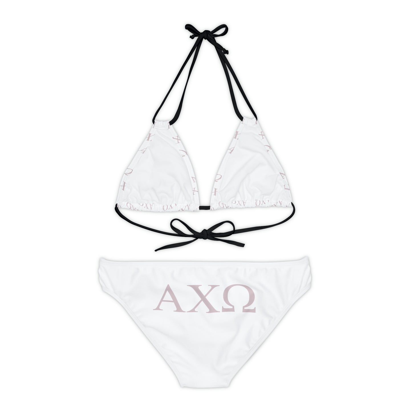 Alpha Chi Omega Sorority Strappy Bikini Set
