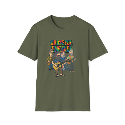 Jerry and The Boys - Life is dead. Grateful Dead TShirt