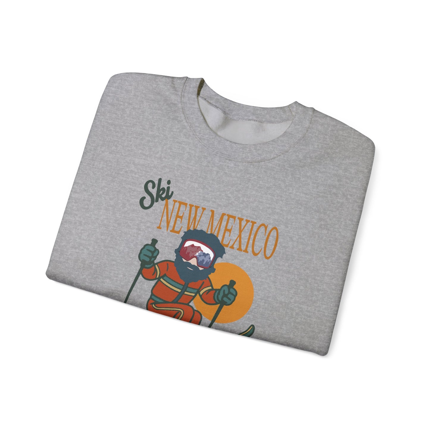 Ski New Mexico Retro Crewneck Sweatshirt