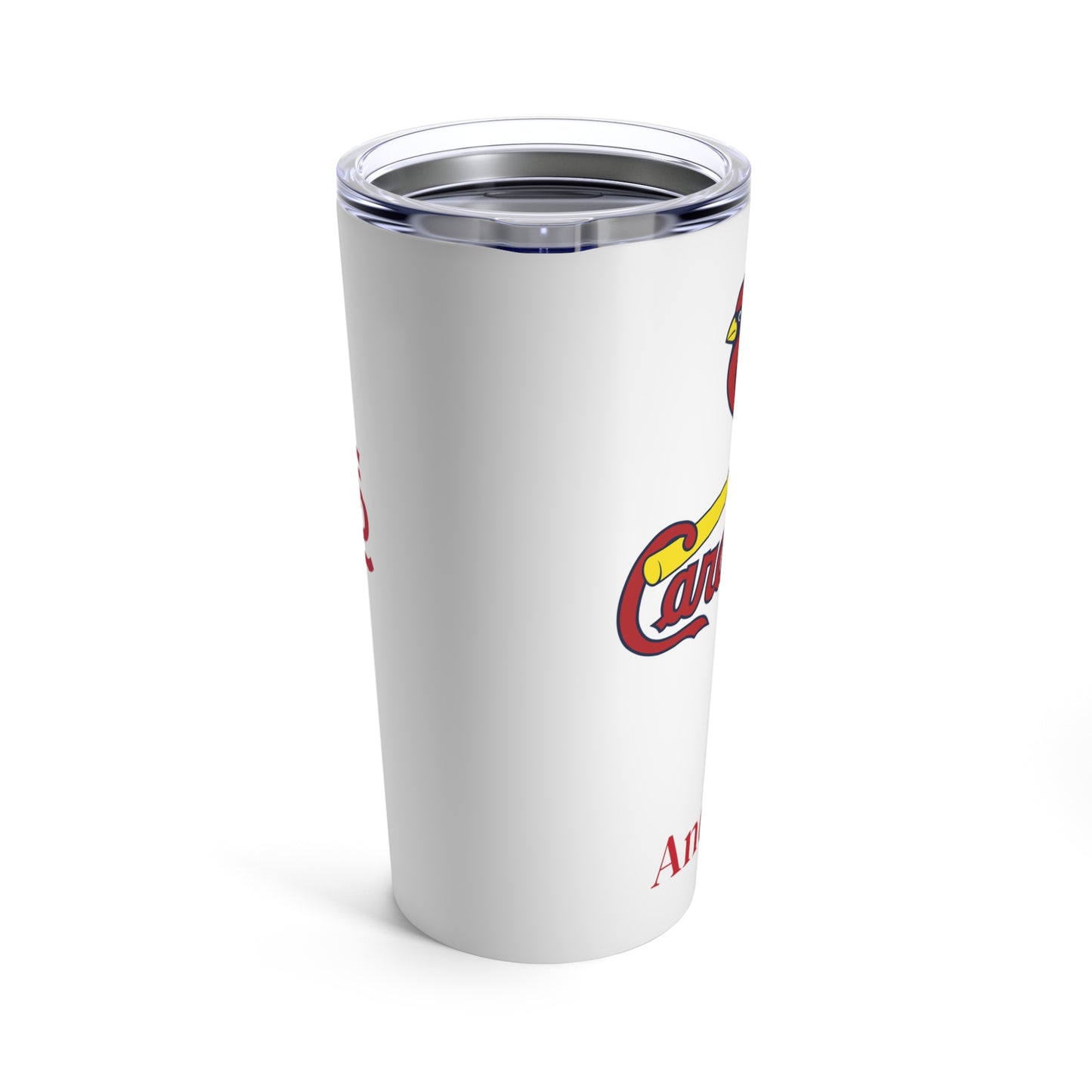 Personalized St Louis Cardinals 20oz Travel Mug / Tumbler + Vacuum-Insulated } Add