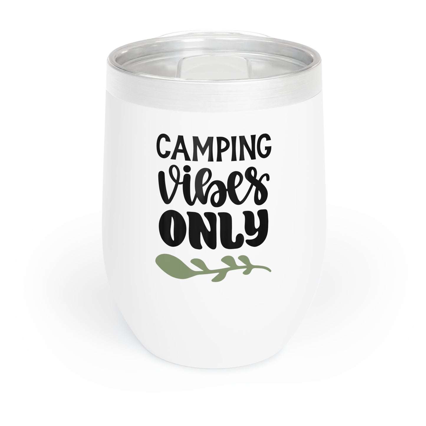 12oz Wine Tumbler - Camping Vibes