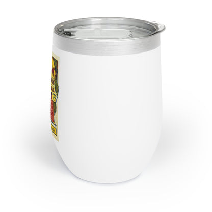 Wine Tumbler - 'Trulem' Lemon Juice Cordial Label