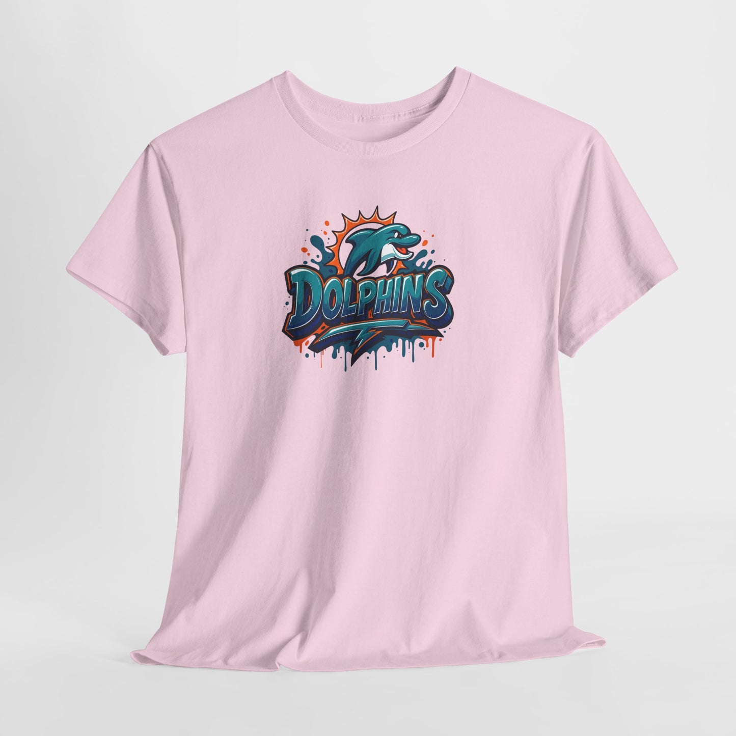 Miami Dolphins Art Unisex Premium Cotton Tee