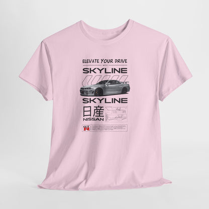 Nissan Skyline Blueprint Collection Unisex Cotton Tee