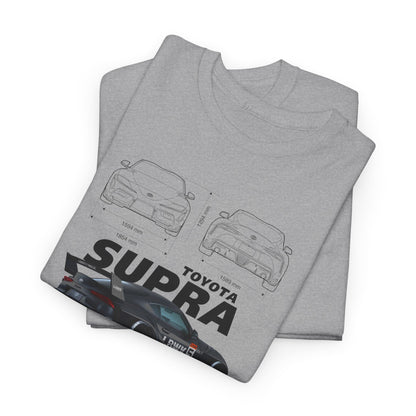 Toyota Supra A90 Blueprint Collection Unisex Cotton Tee
