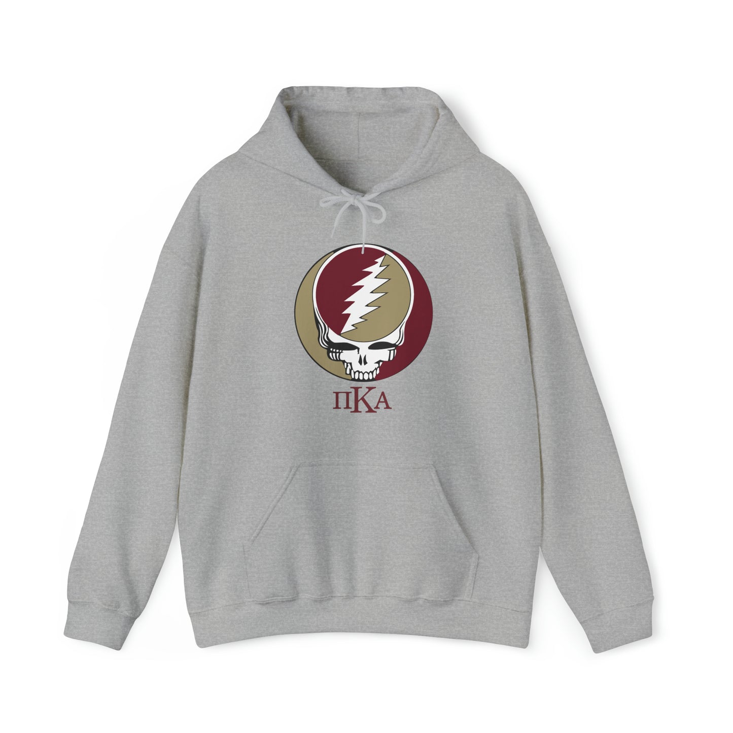 Personalized Pi Kappa Alpha Grateful Dead Unisex Heavy Blend Hoodie - Hooded Sweatshirt } Add