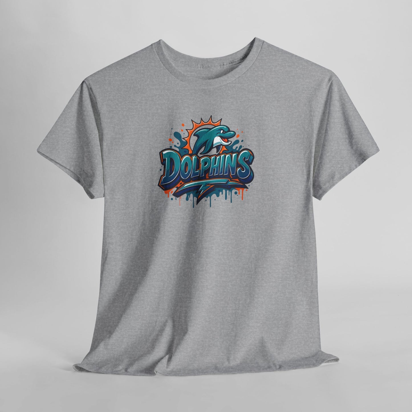 Miami Dolphins Art Unisex Premium Cotton Tee