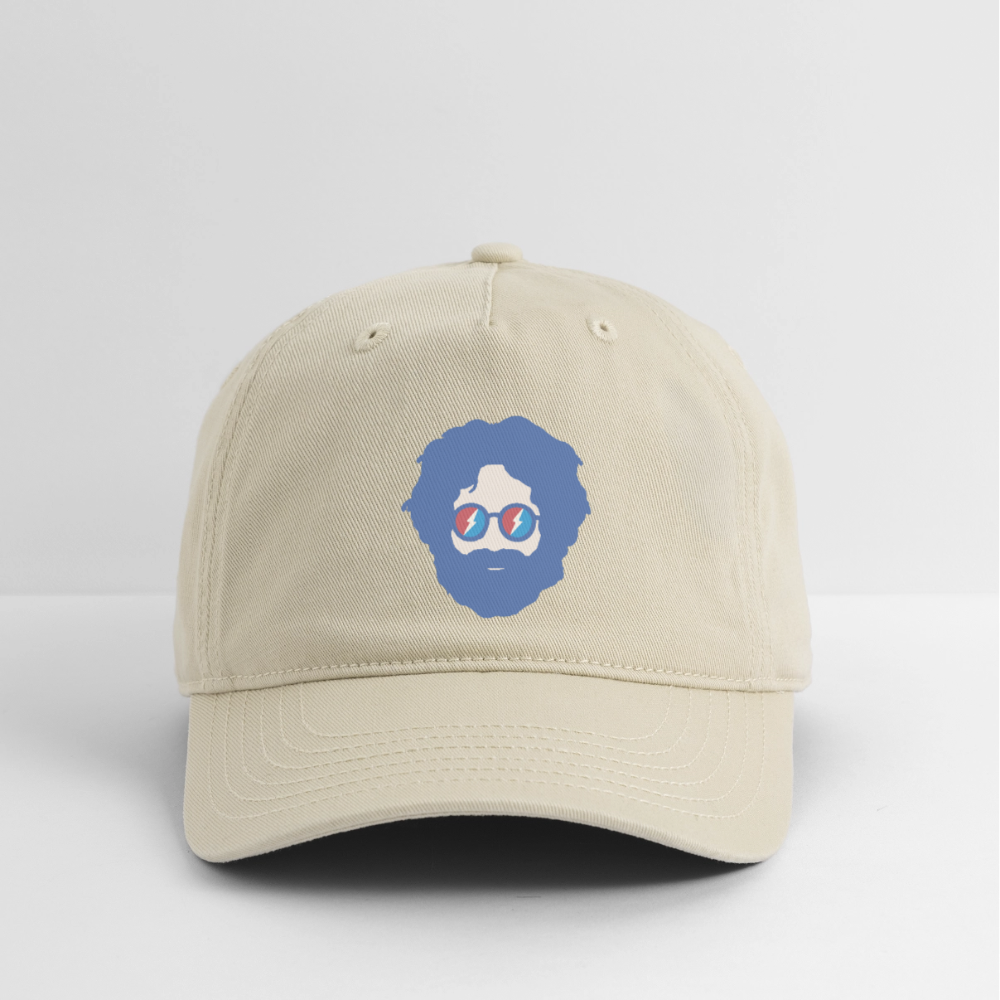 Jerry Grateful Dead Stealie Dad Hat - khaki