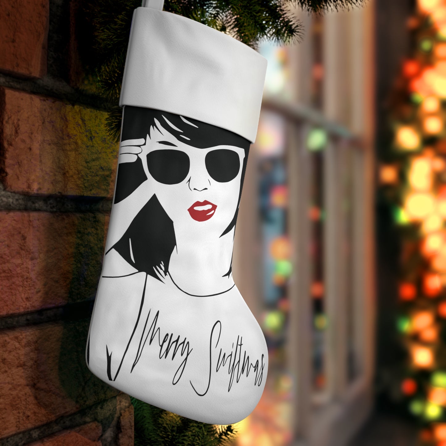 Taylor Swift Merry Swiftmas Christmas/Holiday Stocking