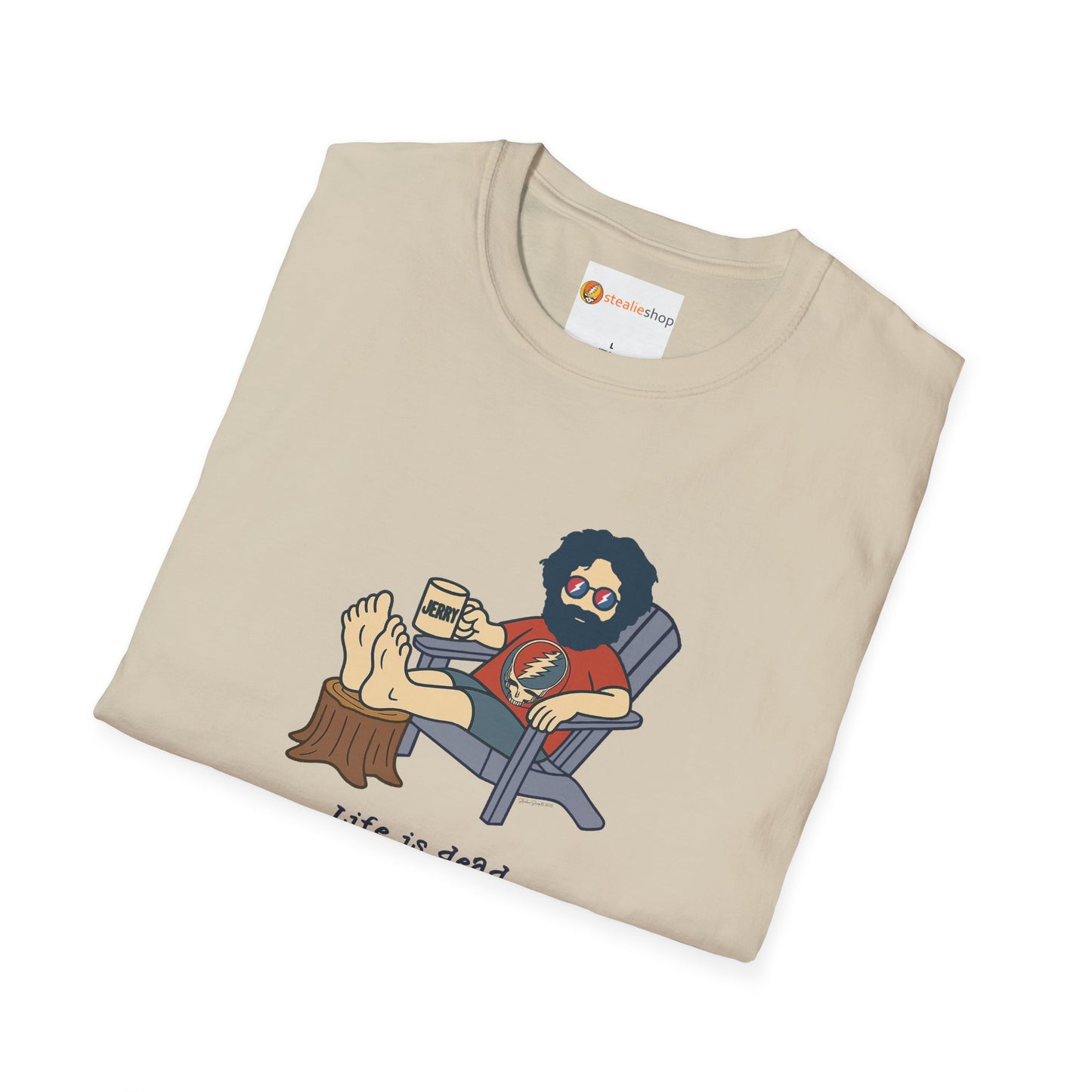 Grateful Dead - Life is dead. Adirondack Jerry T-Shirt