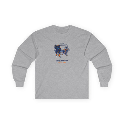 Life is dead. Enjoy the Ride - Jerry and His Best Bear Bud - Grateful Dead Long Sleeve Tee
